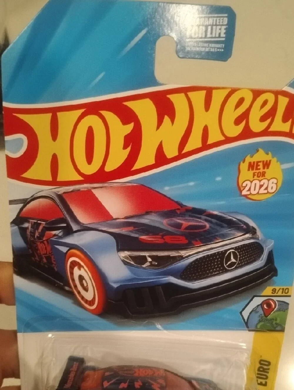 Mattel Hot Wheels Mercedes-Benz CLA HW - Blue & Orange